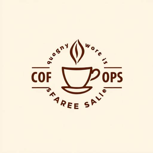 Branding and logo design for a coffee shop.